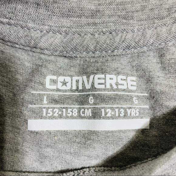 Converse girls 12-13Y long sleeve tee shirt - Picture 2 of 2
